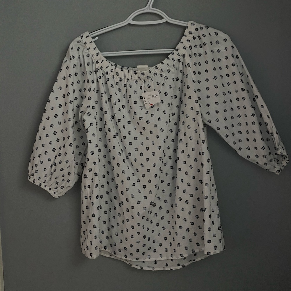 off the shoulder top